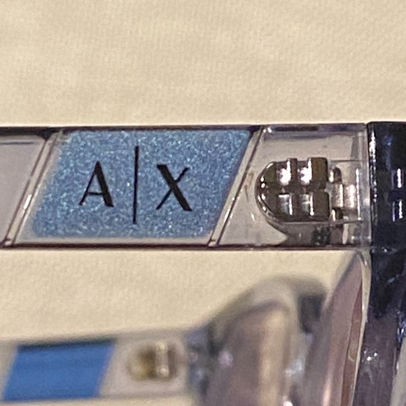 A/X Armani Exchange 👁️ glasses blue frame 👓 woman eyeglasses lightweight - Picture 9 of 15
